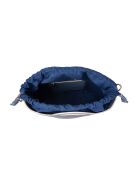 ST Tropez ZE azuurblauwe leren handtas - 28x25x14 cm