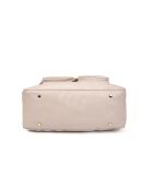 Fiona GL ecru leren boodschappentas - 34x22x13 cm