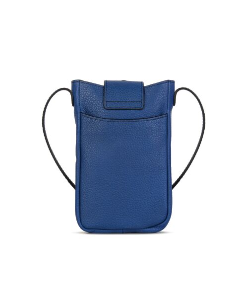 Fiolaine G Handytasche aus Leder, 11,5 x 17,5 x 1,5 cm, Ozeanblau