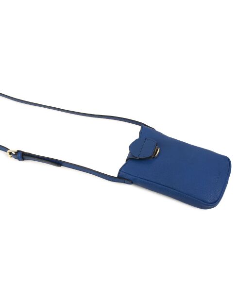 Fiolaine G Handytasche aus Leder, 11,5 x 17,5 x 1,5 cm, Ozeanblau