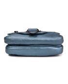 Bandolera Hena Z de piel acqua - 17,5x10x6 cm