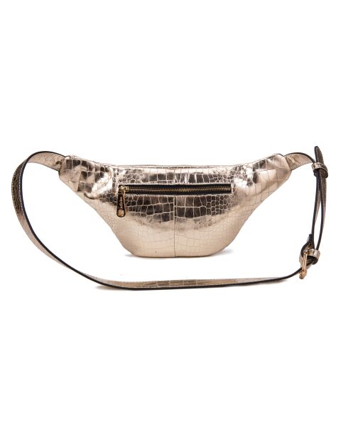 Riñonera Triomf Se de piel dorada - 20x12x6 cm