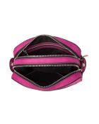 Renee VC Schultertasche aus fuchsiafarbenem Leder - 23x14x8 cm