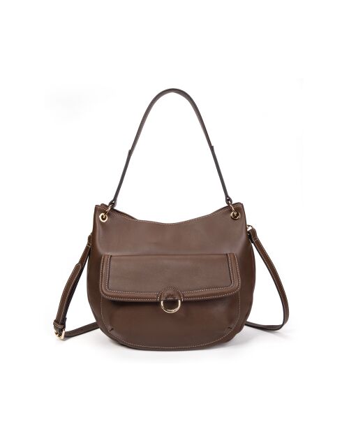 Hobo Ully GL Schultertasche aus Eichenleder - 30x13x24 cm