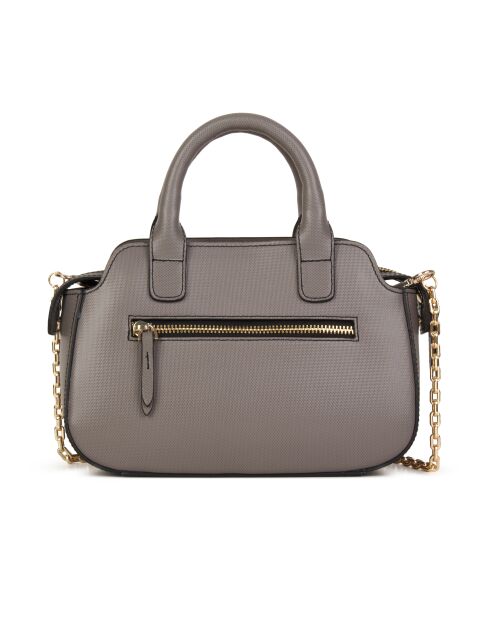 Graue Dori SA Lederhandtasche - 22,5 x 12,5 x 7,5 cm