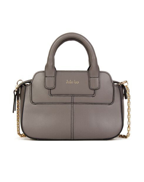 Graue Dori SA Lederhandtasche - 22,5 x 12,5 x 7,5 cm