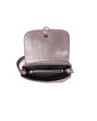 New Ully Schultertasche aus grauem Glitzerleder - 25x13x9 cm