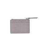 Porte-cartes/Porte-monnaie en Cuir Anyssa SA gris clair - 10,5x7,5x0,2 cm