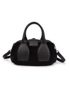 Bolso Pikasso Fur negro - 22x12x9 cm