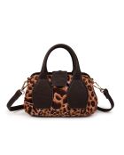 Pikasso-Pelztasche Leo in Rosa - 22x12x9 cm