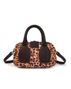 Pikasso-Pelztasche Leo in Rosa - 22x12x9 cm