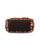 Pikasso-Pelztasche Leo in Rosa - 22x12x9 cm