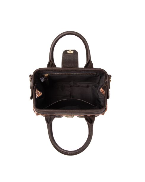 Pikasso-Pelztasche Leo in Rosa - 22x12x9 cm