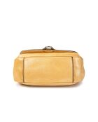 New Ully gele leren schoudertas met glitter - 25x13x9 cm