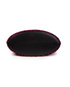 ST Tropez Fur Leo Lederhandtasche in Fuchsia - 28x25x14 cm