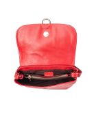 Nieuwe Ully GL karmijnrode leren schoudertas - 25x 13x 9cm