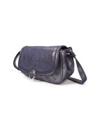 New Ully Schultertasche aus schwarzem Glitzerleder - 25x13x9 cm