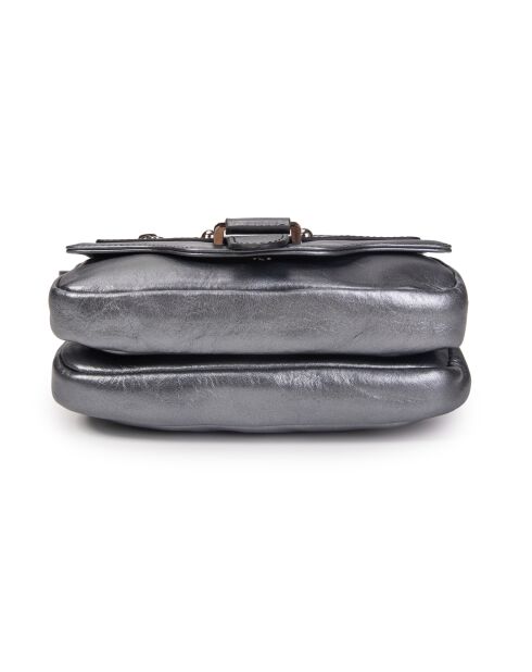 Hena Z Iron leren schoudertas - 17,5x10x6 cm