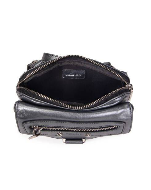 Hena Z Iron leren schoudertas - 17,5x10x6 cm