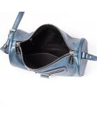 Camy Z Bowling-Tasche aus Acqualeder, Nacre, 27 x 13 x 12 cm