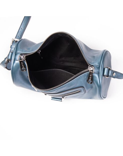 Camy Z Nacre Acqua leren schoudertas voor bowlen - 27x13x12 cm