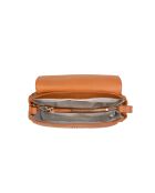 Ully Tresse Schultertasche aus Leder in Cognac, 25 x 13 x 9 cm