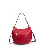 Ully GL karmijnrode leren Hobo schoudertas - 30x13x24 cm