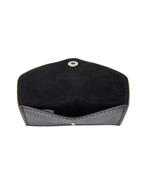 Porte-cartes en Cuir Miley G noir - 10x6,2 cm