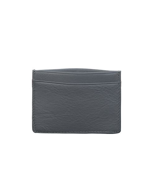 Portacarte Anys CO in pelle grigia - 10,4x7,5 cm