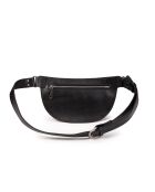 Ully Fur Leo Gürteltasche aus Rindsleder, 20 x 12 x 2,5 cm, Fuchsienrosa