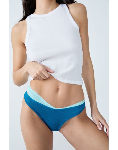 Set mit 3 türkisfarbenen John Tangas