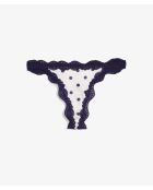 Wit/paarse Florish string