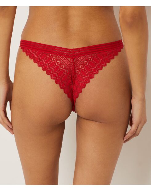 Tanga Incisione Rossa