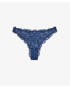 Middernachtblauwe string met reflectie