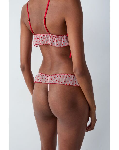 Perizoma rosa/rosso Thief
