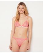 Sentimentele roze string met snoep