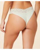 Tanga Wish de color verde Nilo