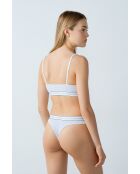 Gezellige lichtgrijze string