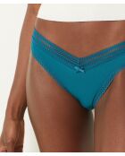 Power tanga eendblauw