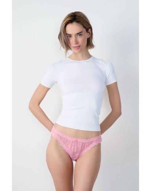 Frivole roze snoeptanga