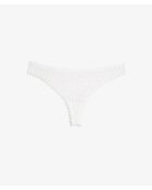 Ecru string met diamanten