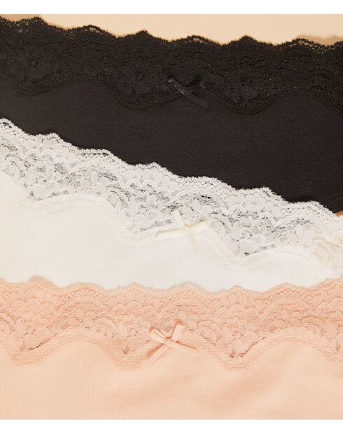 Set mit 3 mehrfarbigen Nora Spe Tangas