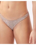 Rosafarbener Tanga Dancing Queen mit Glitzer