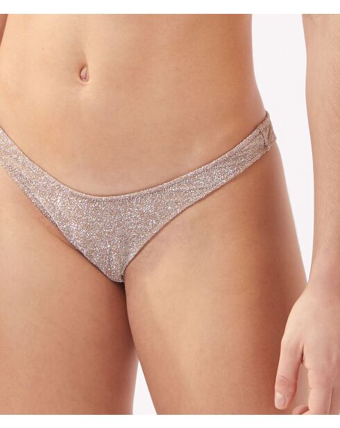 Rosafarbener Tanga Dancing Queen mit Glitzer