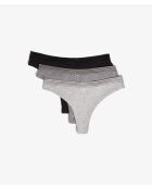 Lot de 3 tangas Jack Lace multicolores