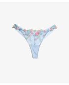 Prachtige laguneblauwe string