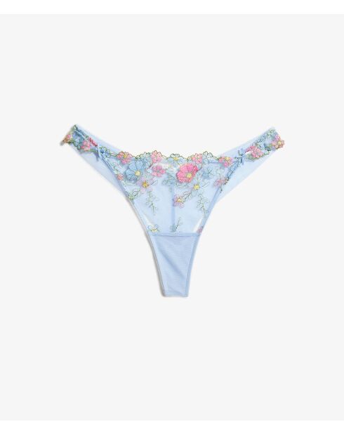 Prachtige laguneblauwe string