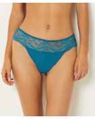 Pure Delicate eendenblauwe string