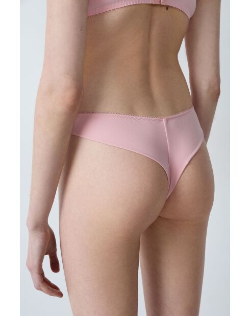 Tanga mit rosa Puderherz