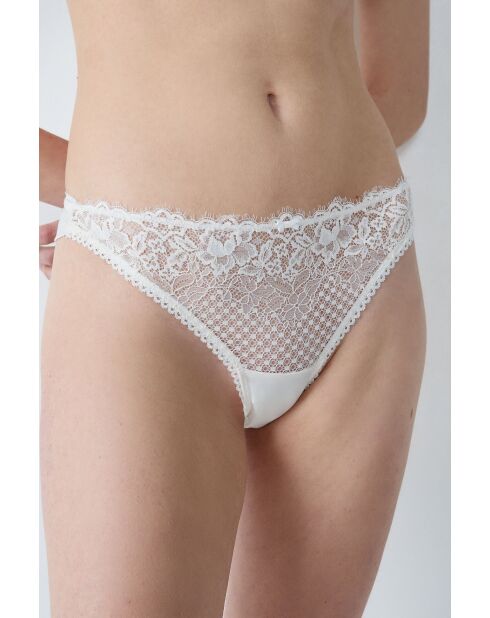 Ecru Brillance Tanga